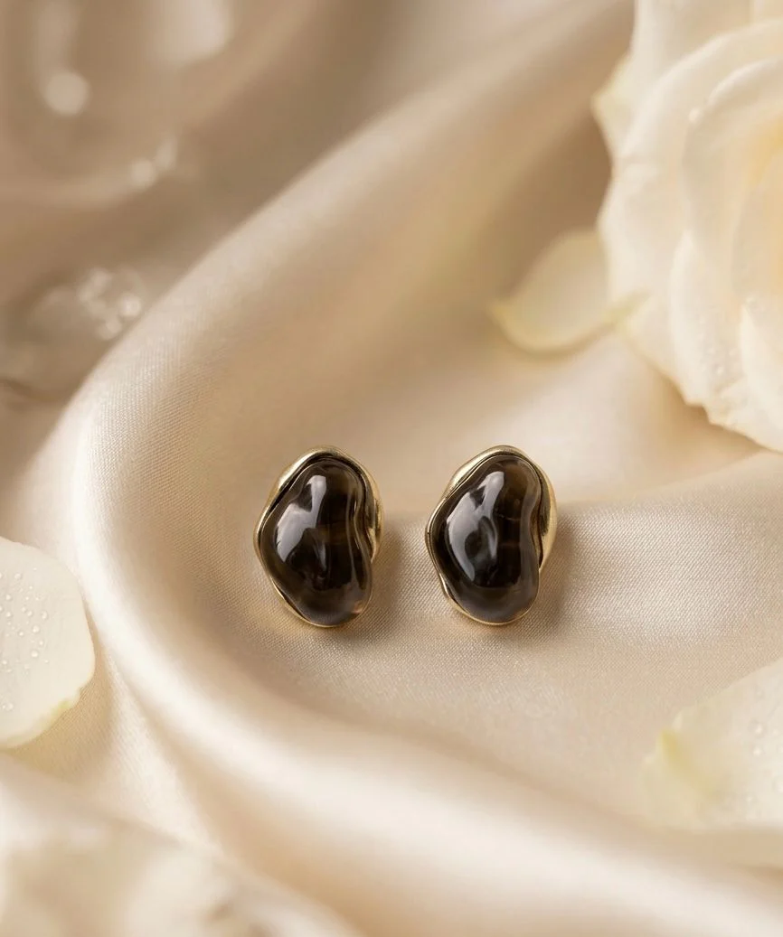 Abstract - Artsy Stud Earrings - Image 3