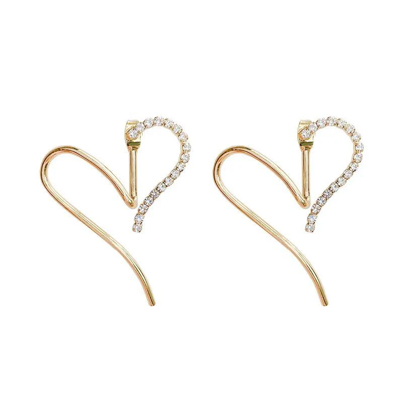 Abstract Heart Earrings (can be worn in multiple ways) - Image 2