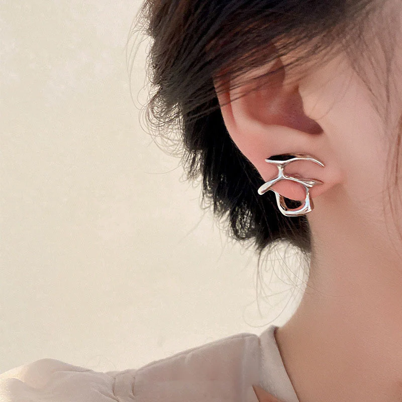 All Abstract Silver Earrings - Image 5