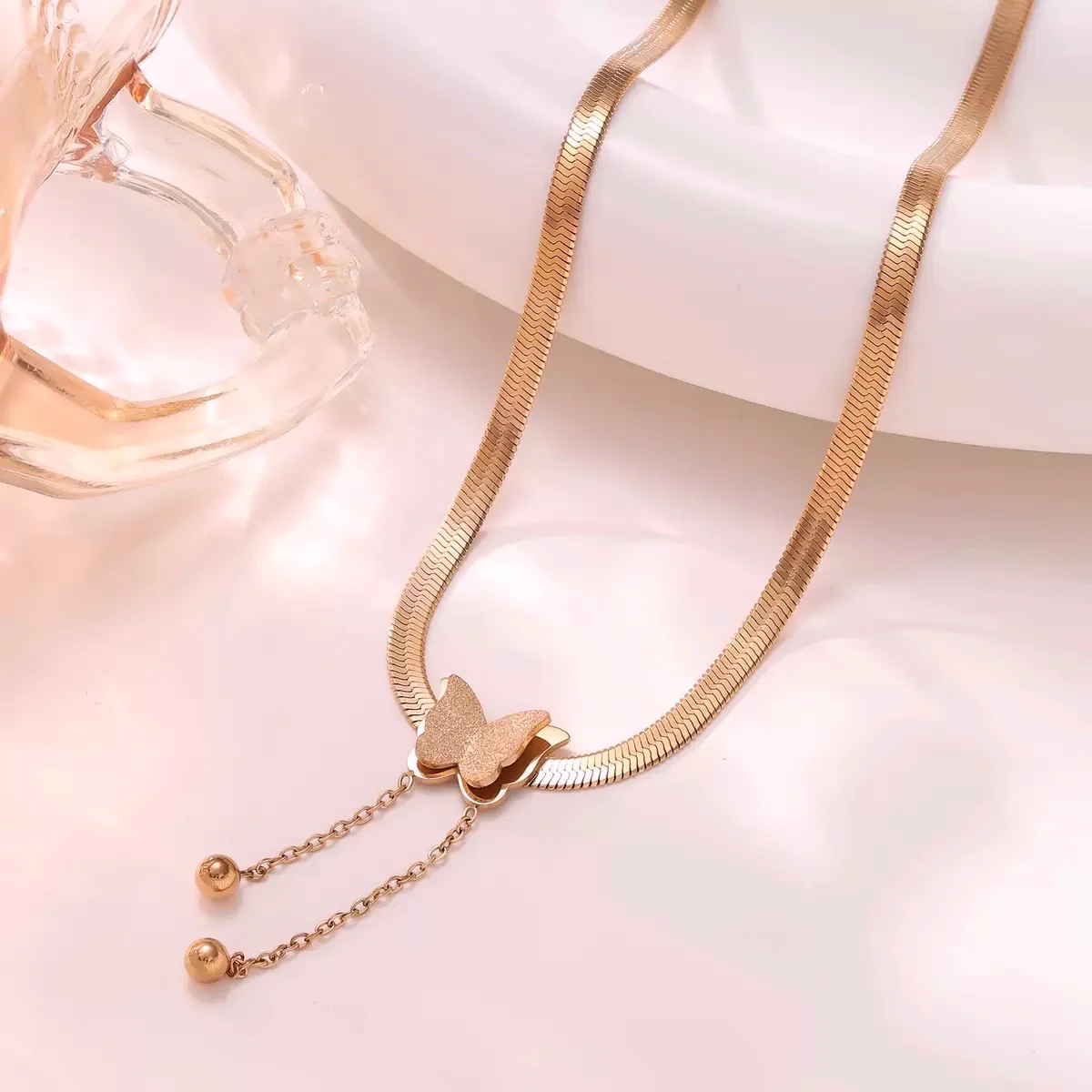 Amber Flutter Chunky Necklace