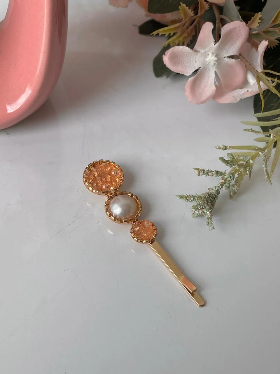 Amber Grace Pearl Hair Clip