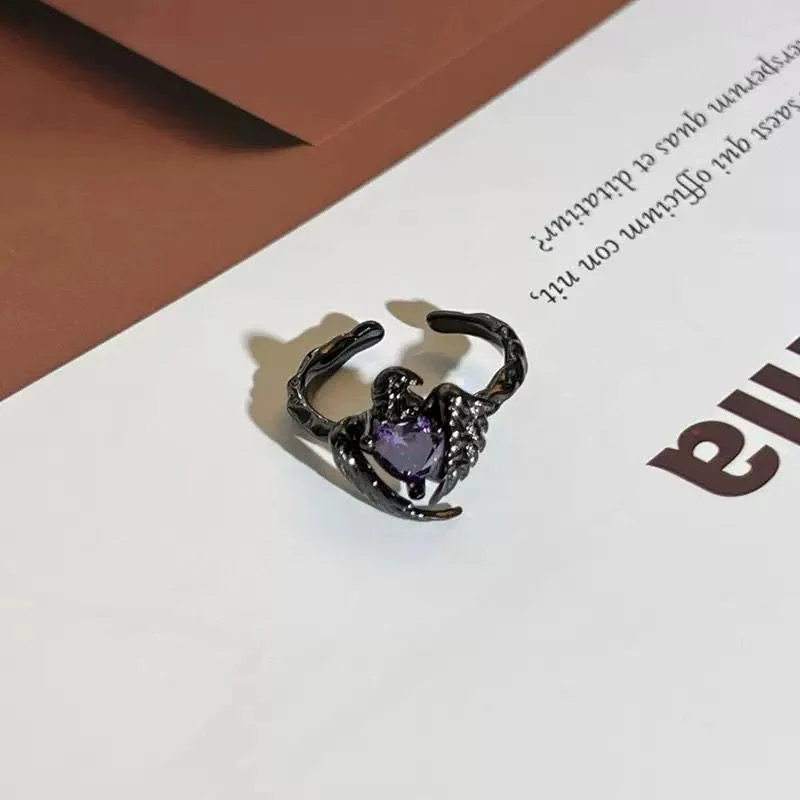 Amethyst Raven Ring - Image 4