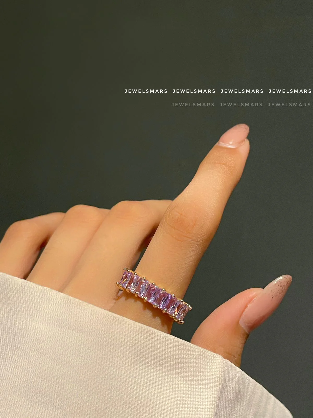 Ana Ring Band- purple - Image 2