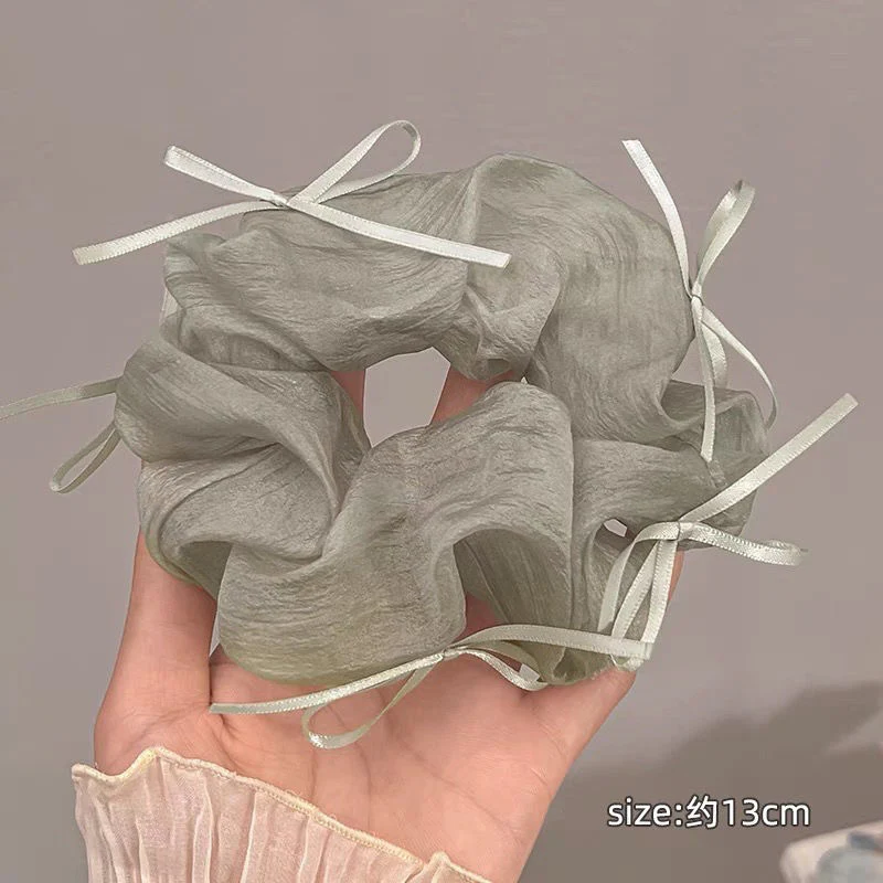 Bow Fluffy Scrunchie - Image 7