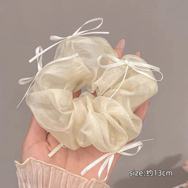 Bow Fluffy Scrunchie - Image 8
