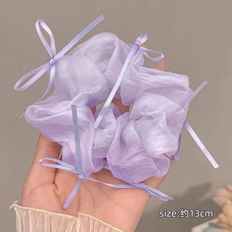 Bow Fluffy Scrunchie - Image 9