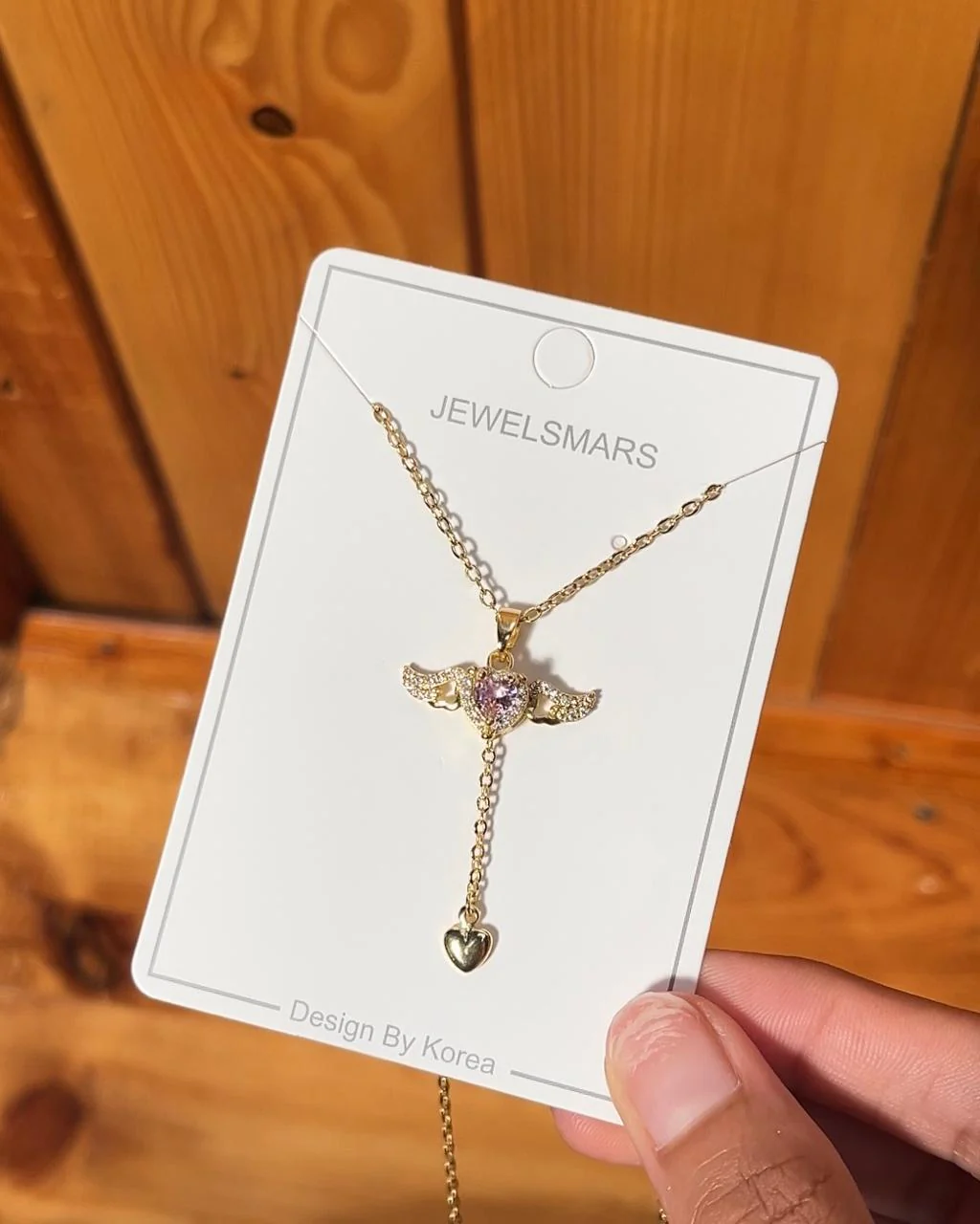 Angel Wings Necklace- golden - Image 2