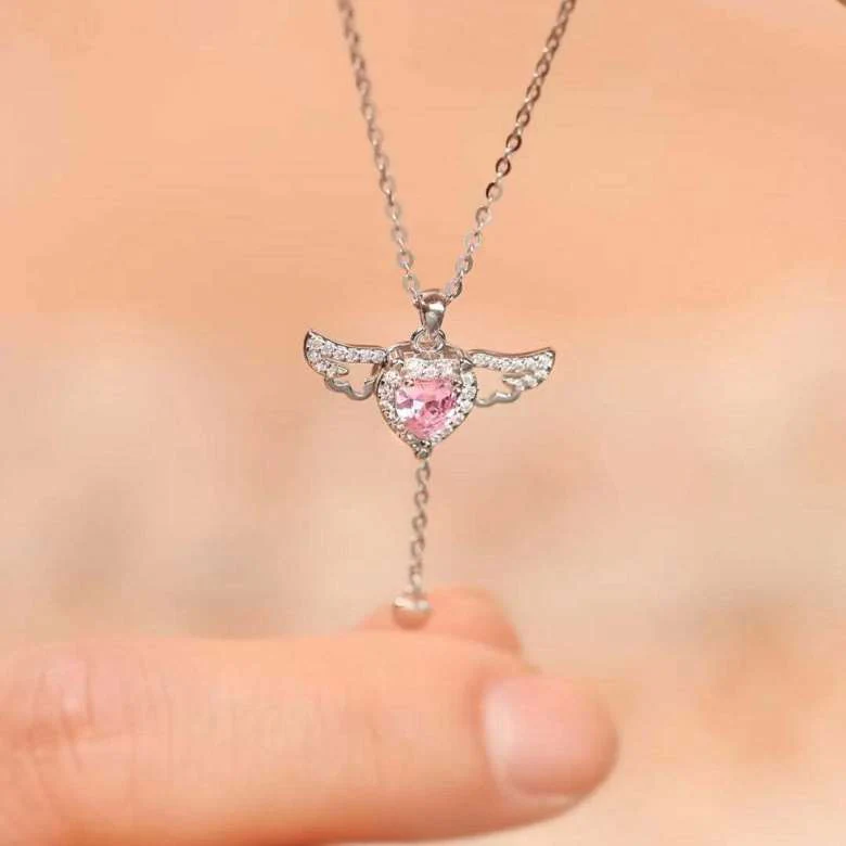 Angel Wings Necklace- golden - Image 4