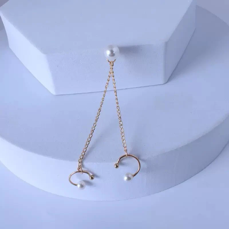 Angelic Threader Pearl Ear-Cuffs (1-pc) - Image 3