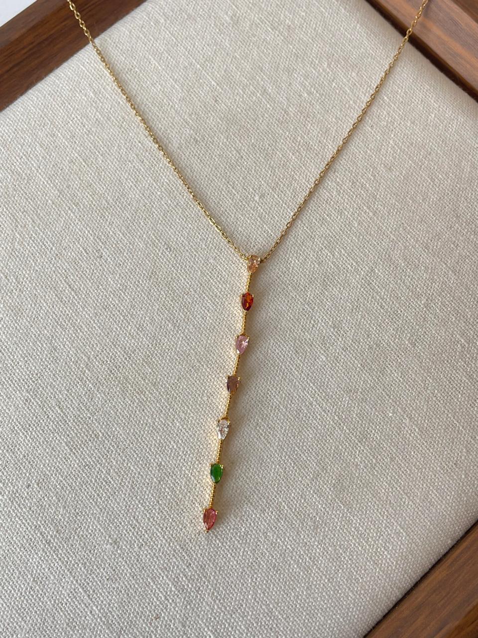 Antoinette Multicoloured Y-necklace