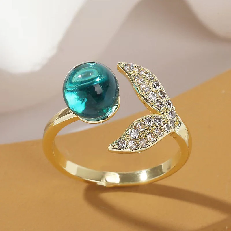 Aqua Fantasy Mermaid Ring - Image 3