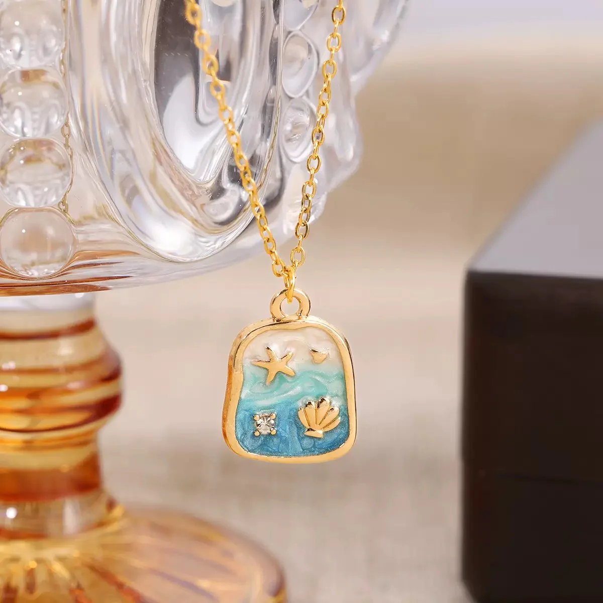 Aqua Ombre Necklace - Image 2