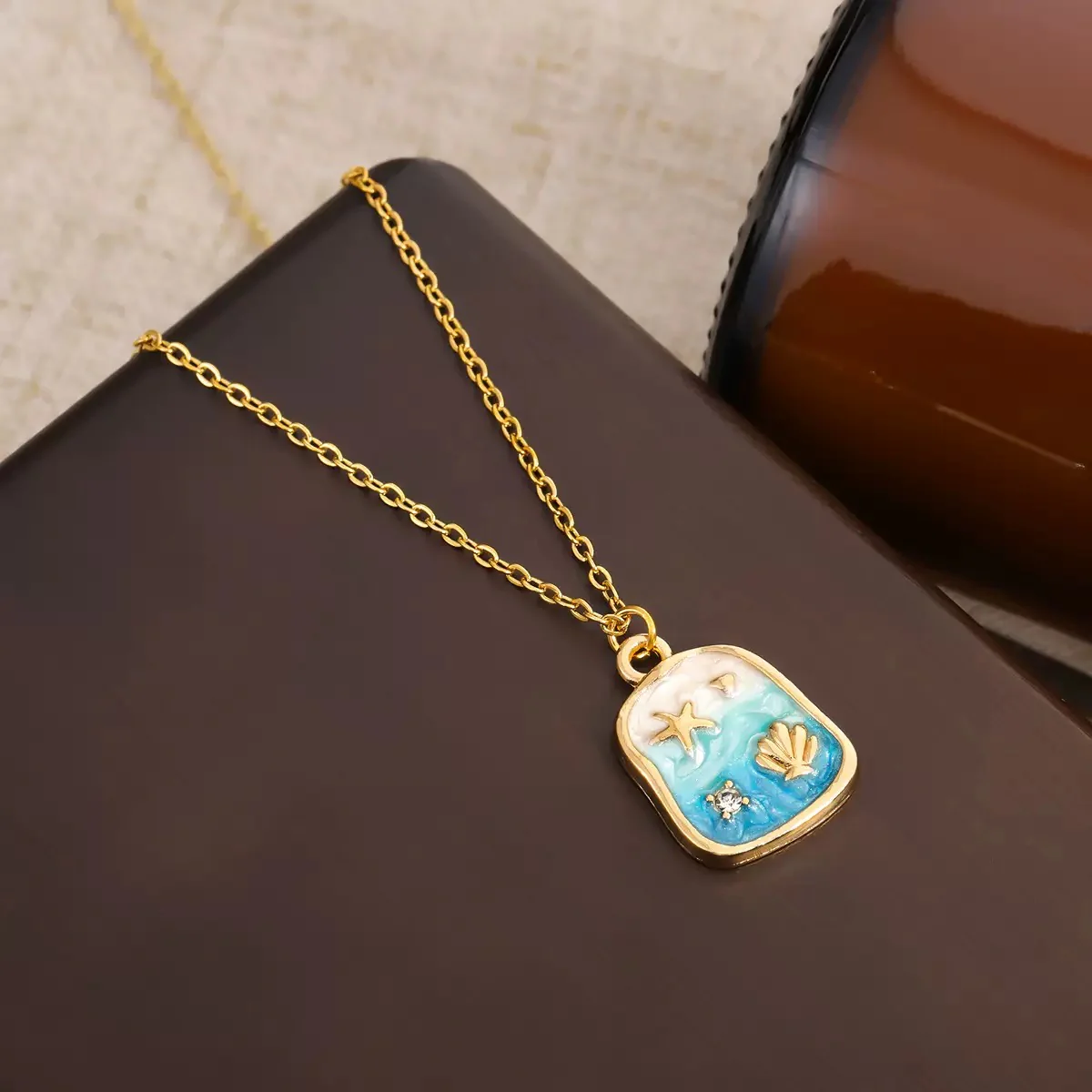 Aqua Ombre Necklace - Image 3