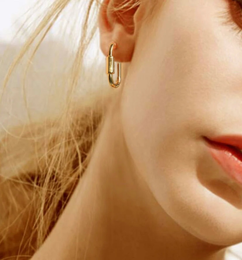 Audrey Hoop Earrings - Image 3