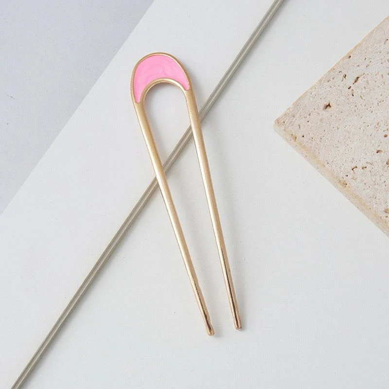 Aura Crescent Hair Bun Fork - Image 3