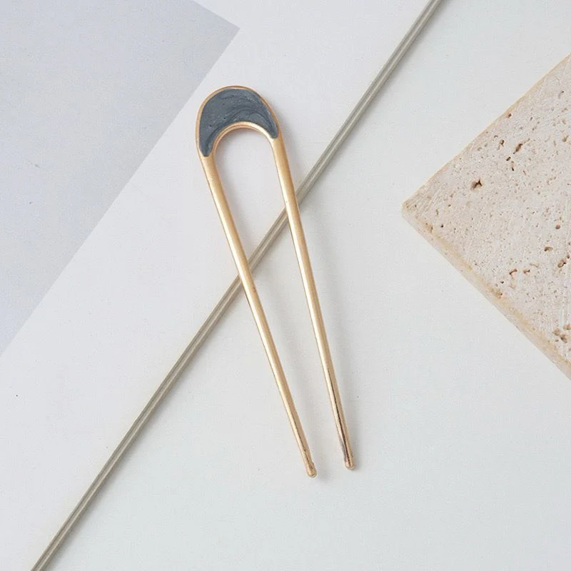 Aura Crescent Hair Bun Fork - Image 5