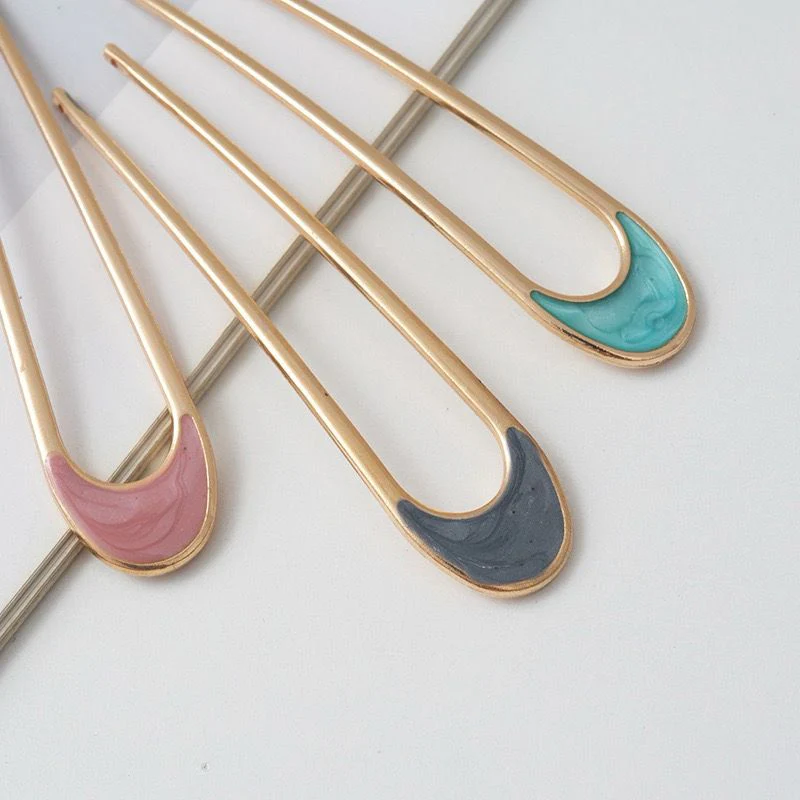 Aura Crescent Hair Bun Fork - Image 7