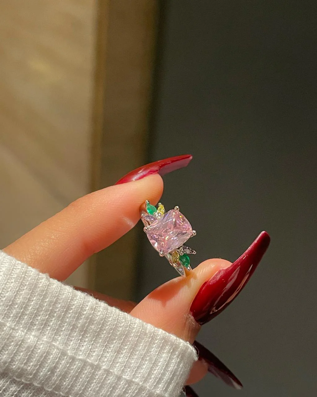 Aurelia Ring- multi pink - Image 2