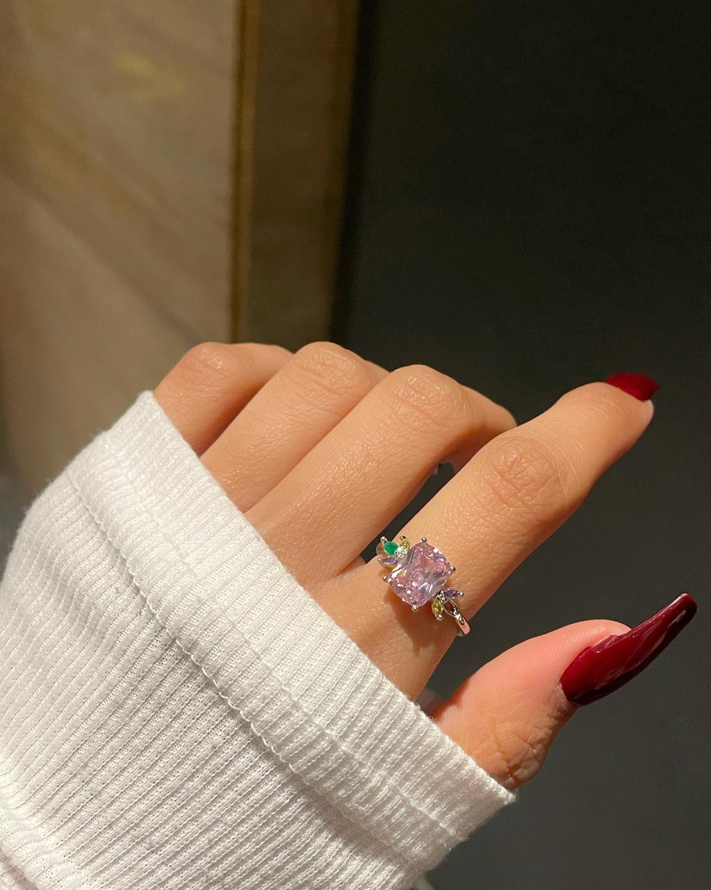 Aurelia Ring- multi pink - Image 3