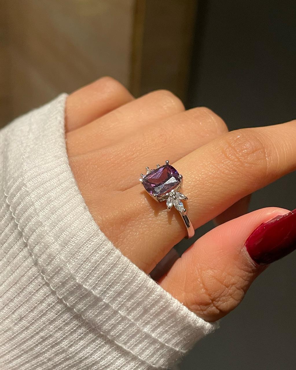 Aurelia Ring- purple - Image 4
