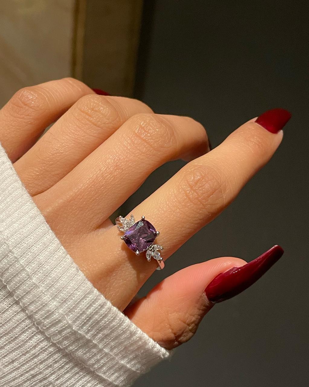 Aurelia Ring- purple - Image 5