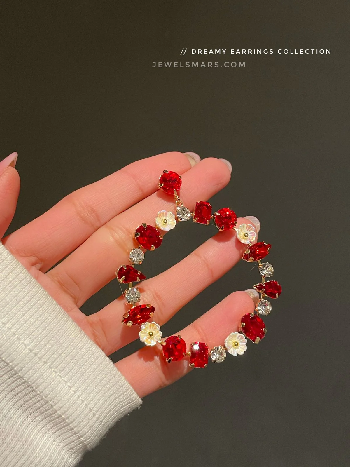 Aurora Dreamy Floral Earrings - Image 2