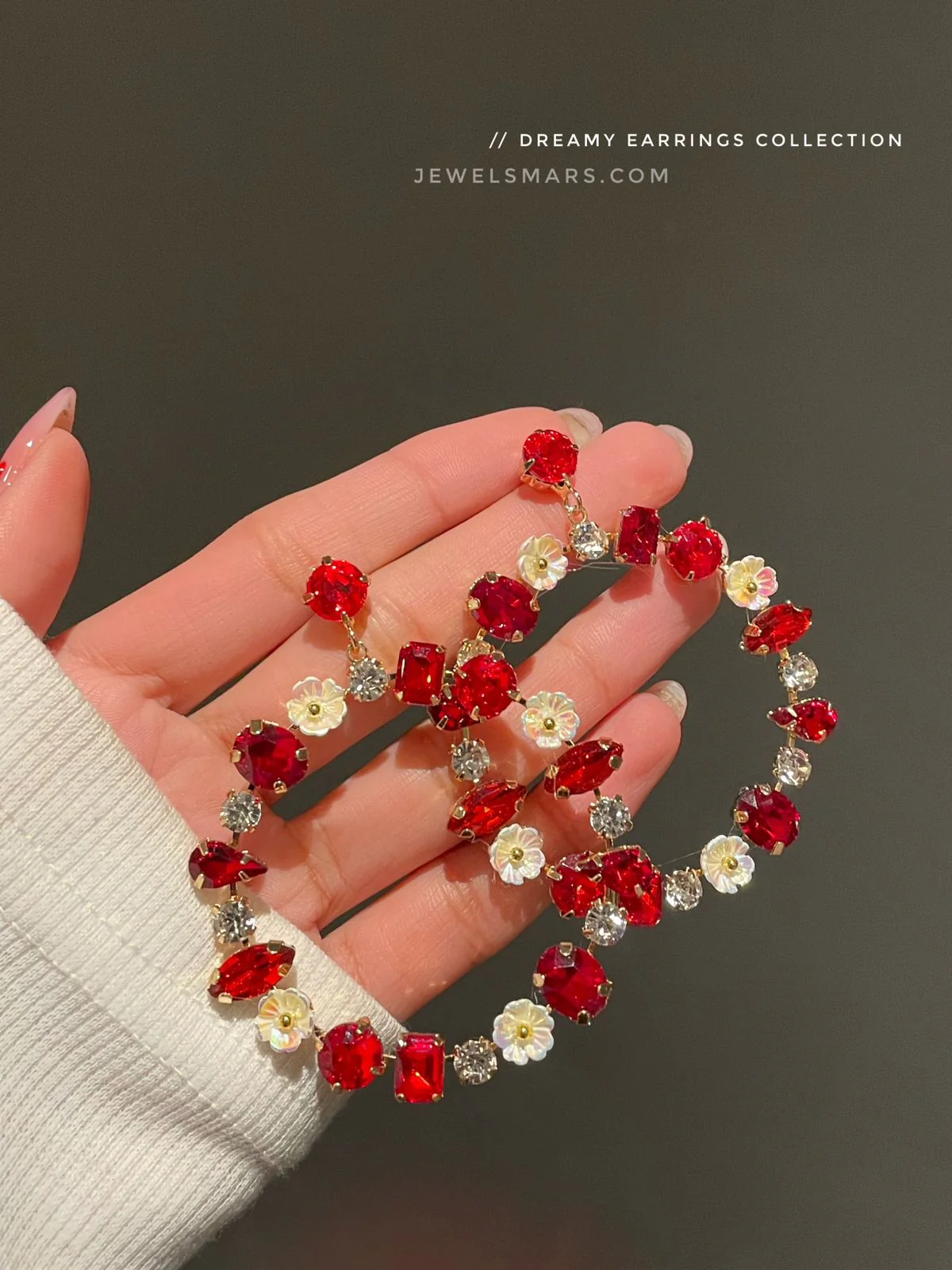 Aurora Dreamy Floral Earrings - Image 3