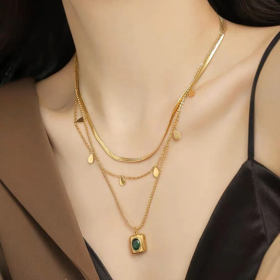Aurora Layered Love Necklace - Image 3