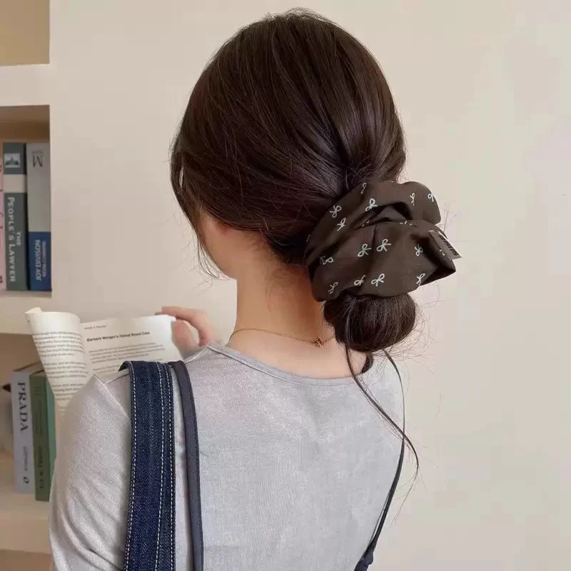 Autumn Bow Scrunchie
