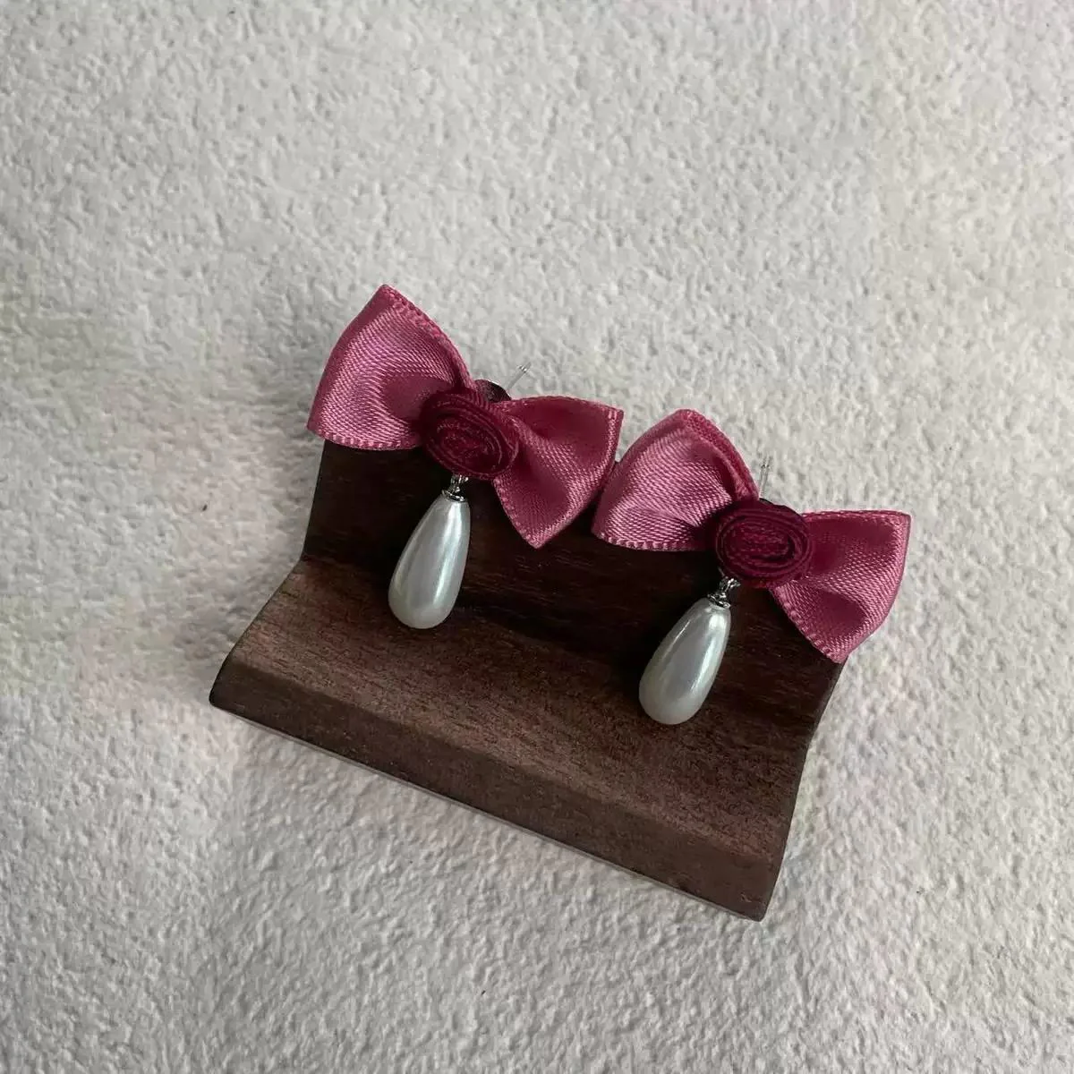 Baby Bloom Bow Earrings - Image 3