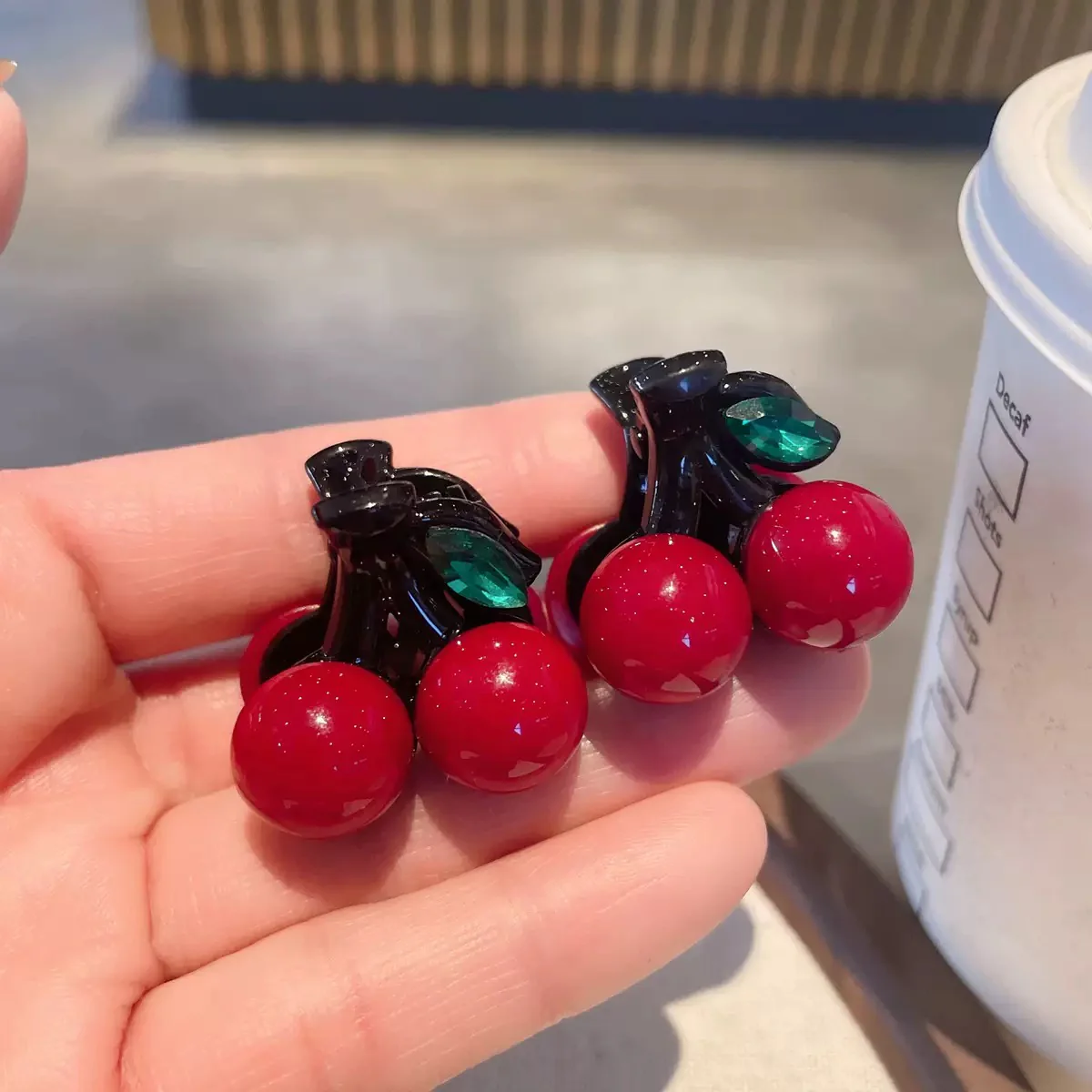 Baby Cherry Hair Clip - Image 3