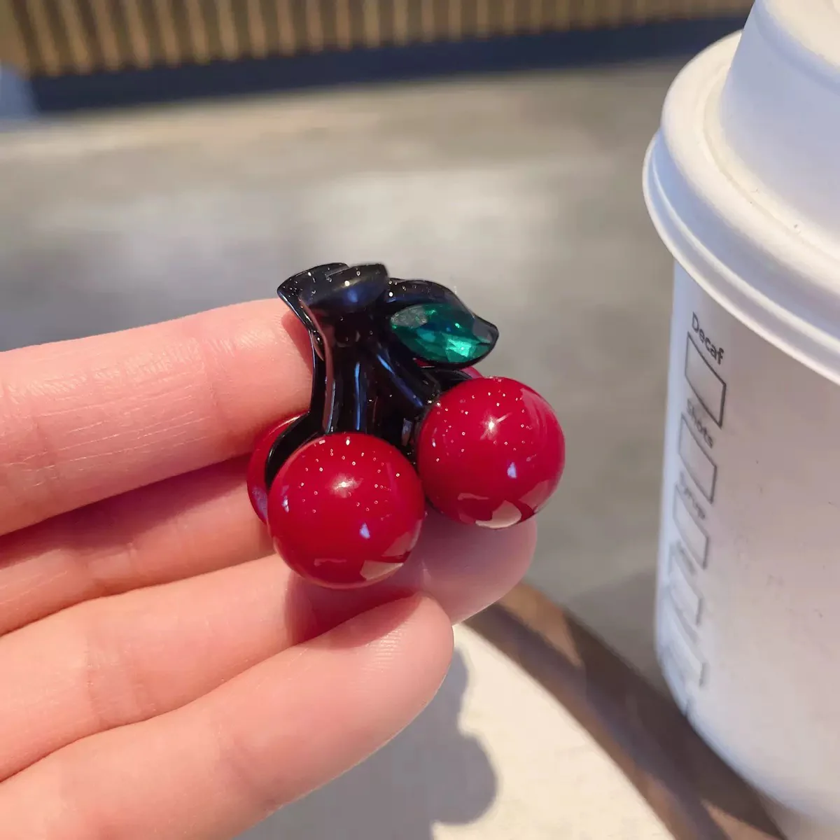 Baby Cherry Hair Clip - Image 4