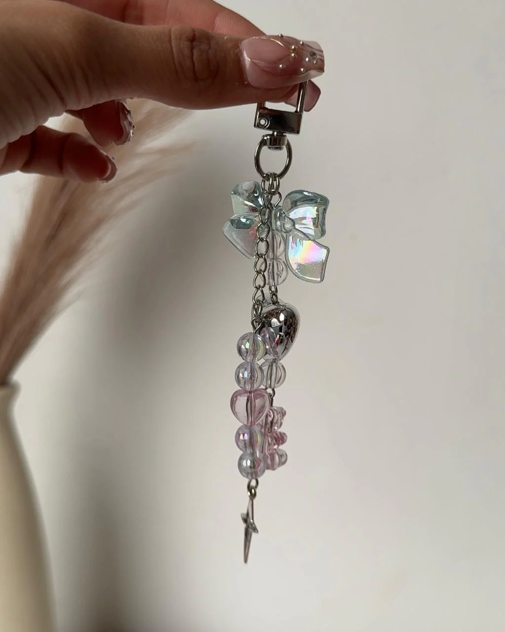 Baby-Girl Bow Bag Charm - Image 2