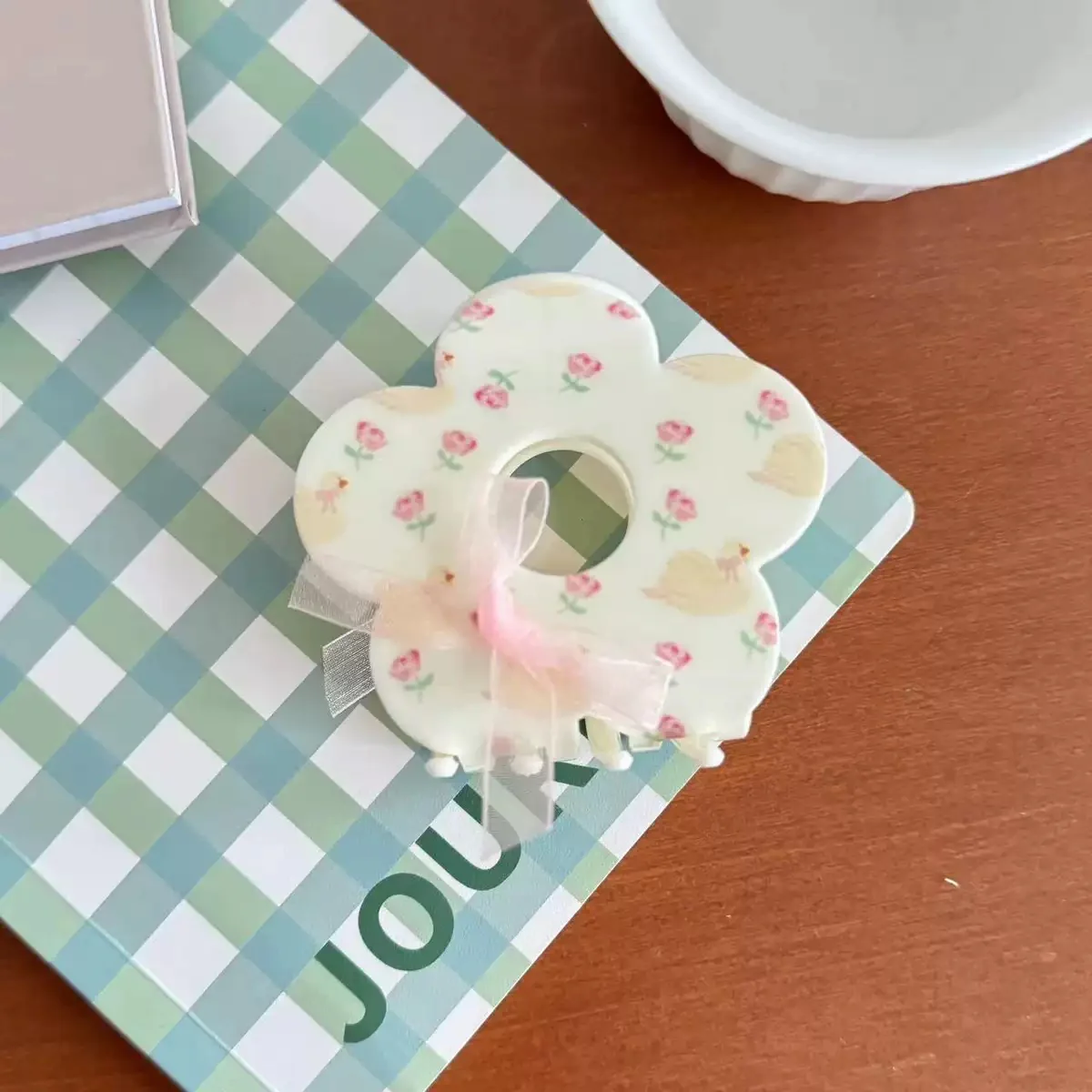 Baby-girl Flower Claw Clip - Image 2