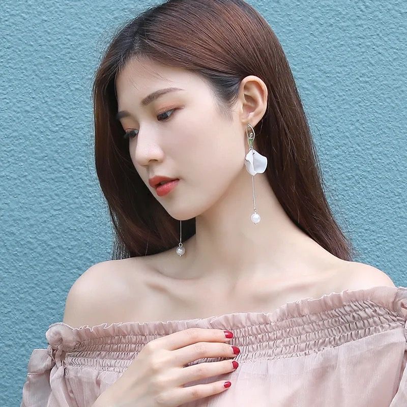 Ballerina Petal Love Earrings - Image 2
