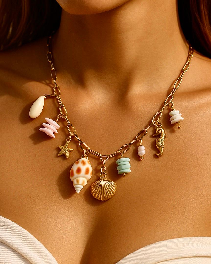 Barbados Beachy Charm Necklace - Image 2