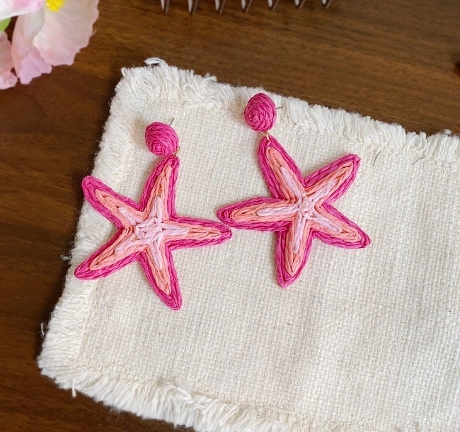 Starfish by Beach Earrings - Image 3