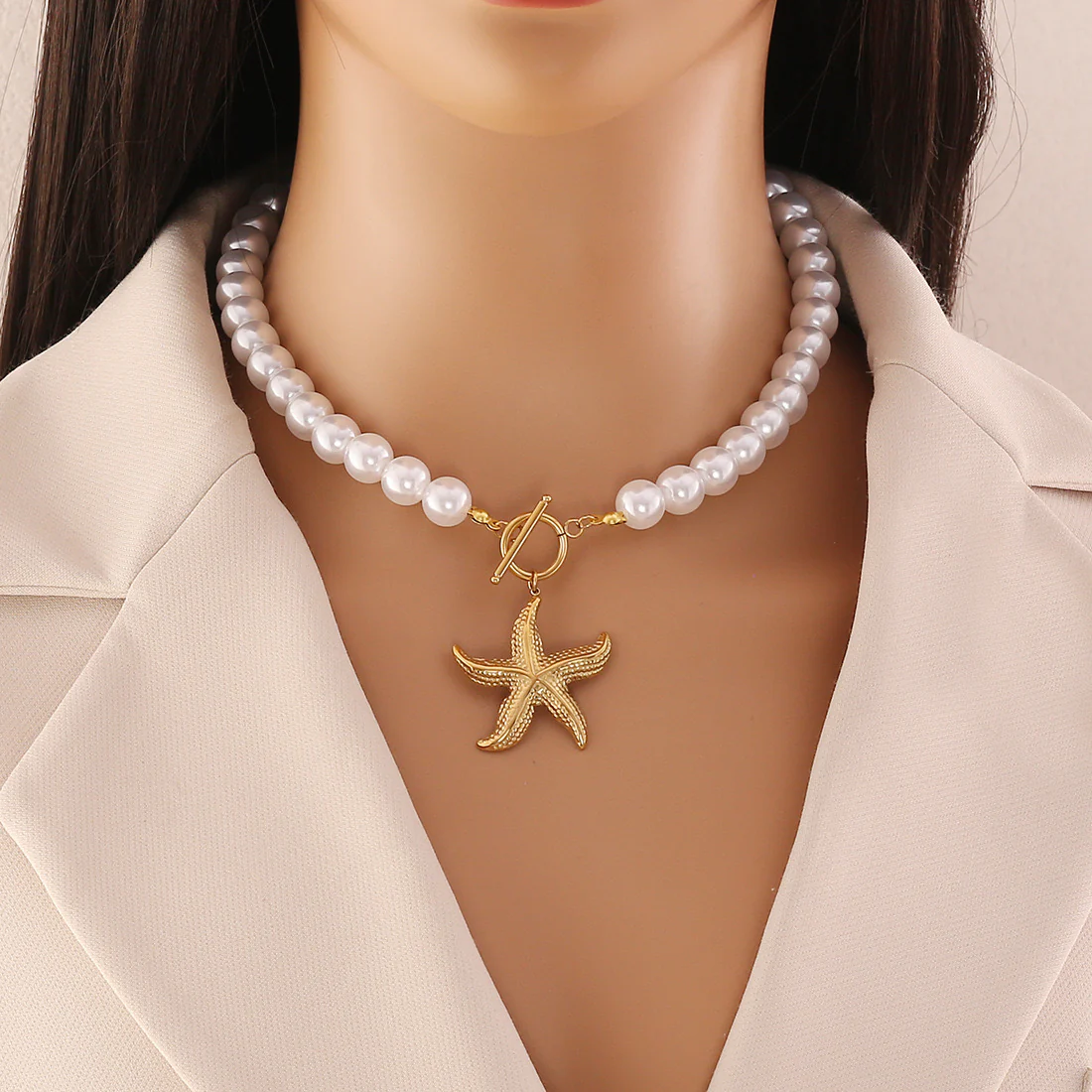 Beachy Baroque Pearl Necklace - Image 4