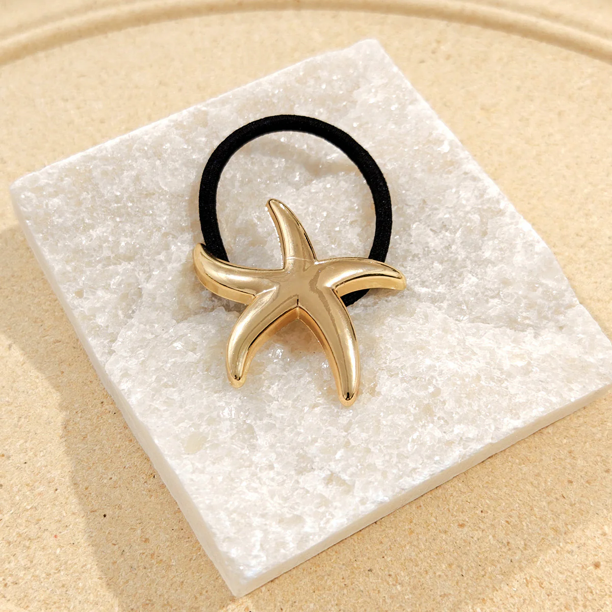 Beachy Statement Metal Hair Tie - Image 2