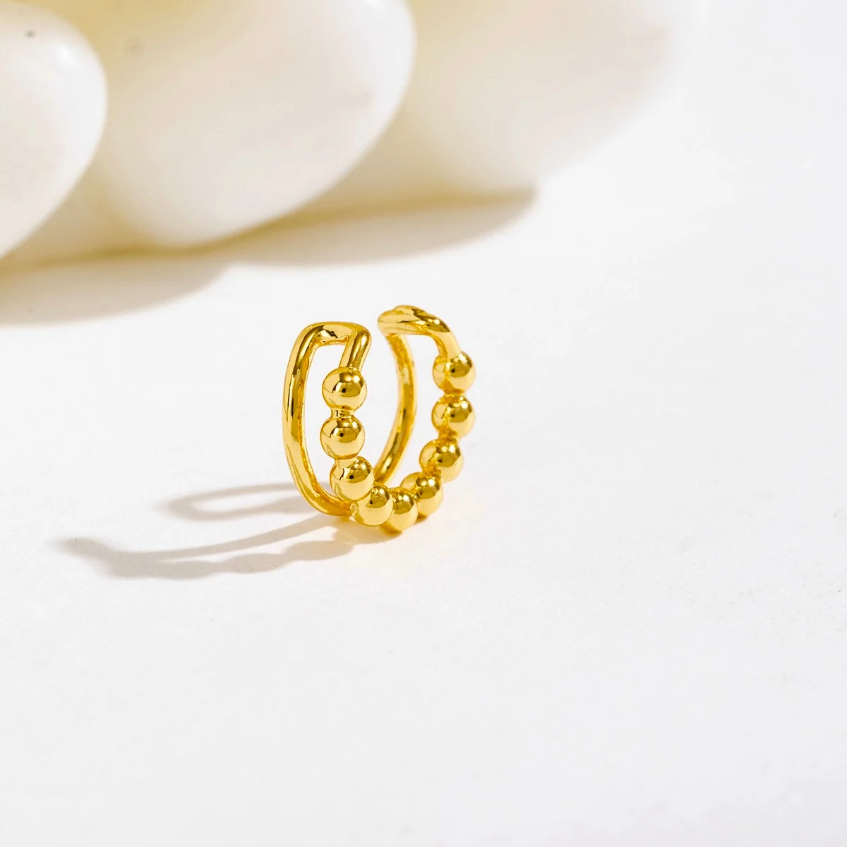 Beaded whimsy Ear-cuff (single piece) - Image 2