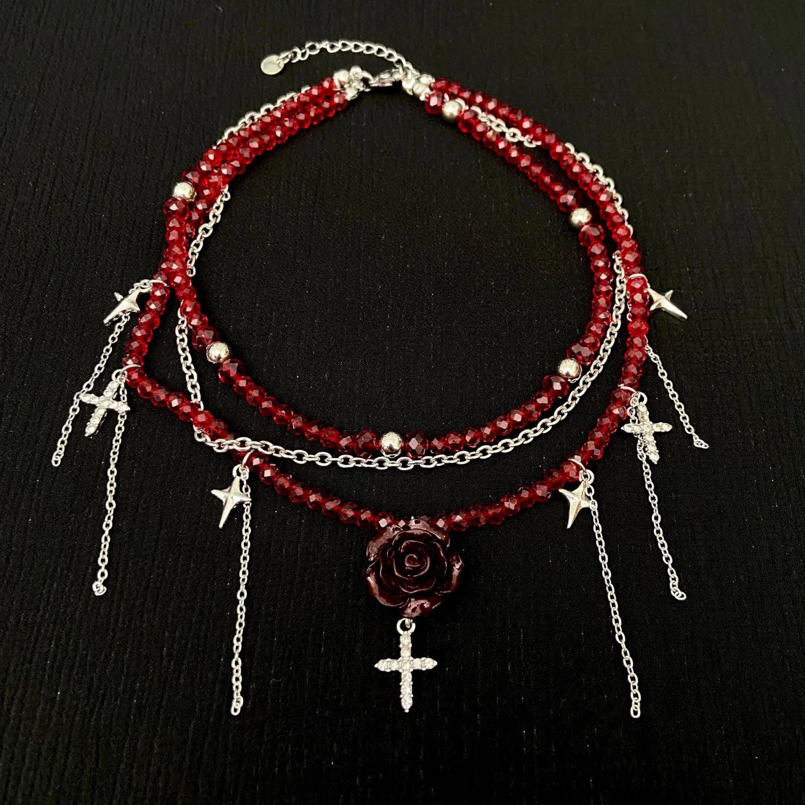 Beauty n the Baddie! Rose Necklace