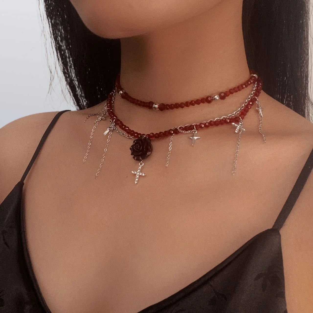 Beauty n the Baddie! Rose Necklace - Image 2