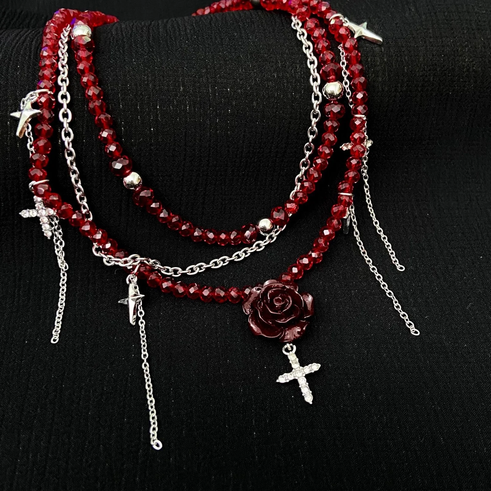 Beauty n the Baddie! Rose Necklace - Image 3