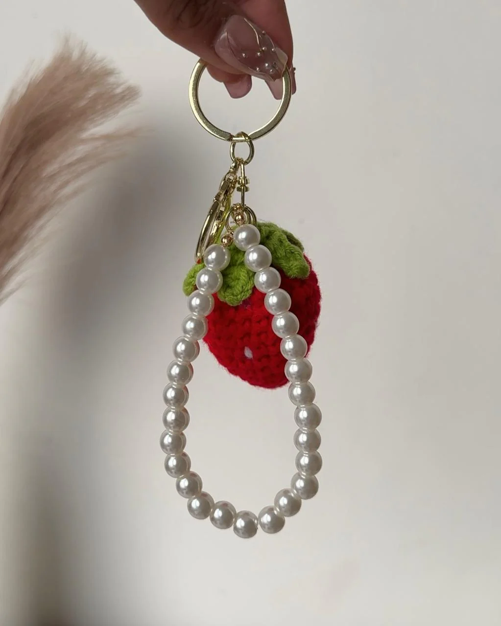 Berry Beaut Crochet Bag Charm - Image 2