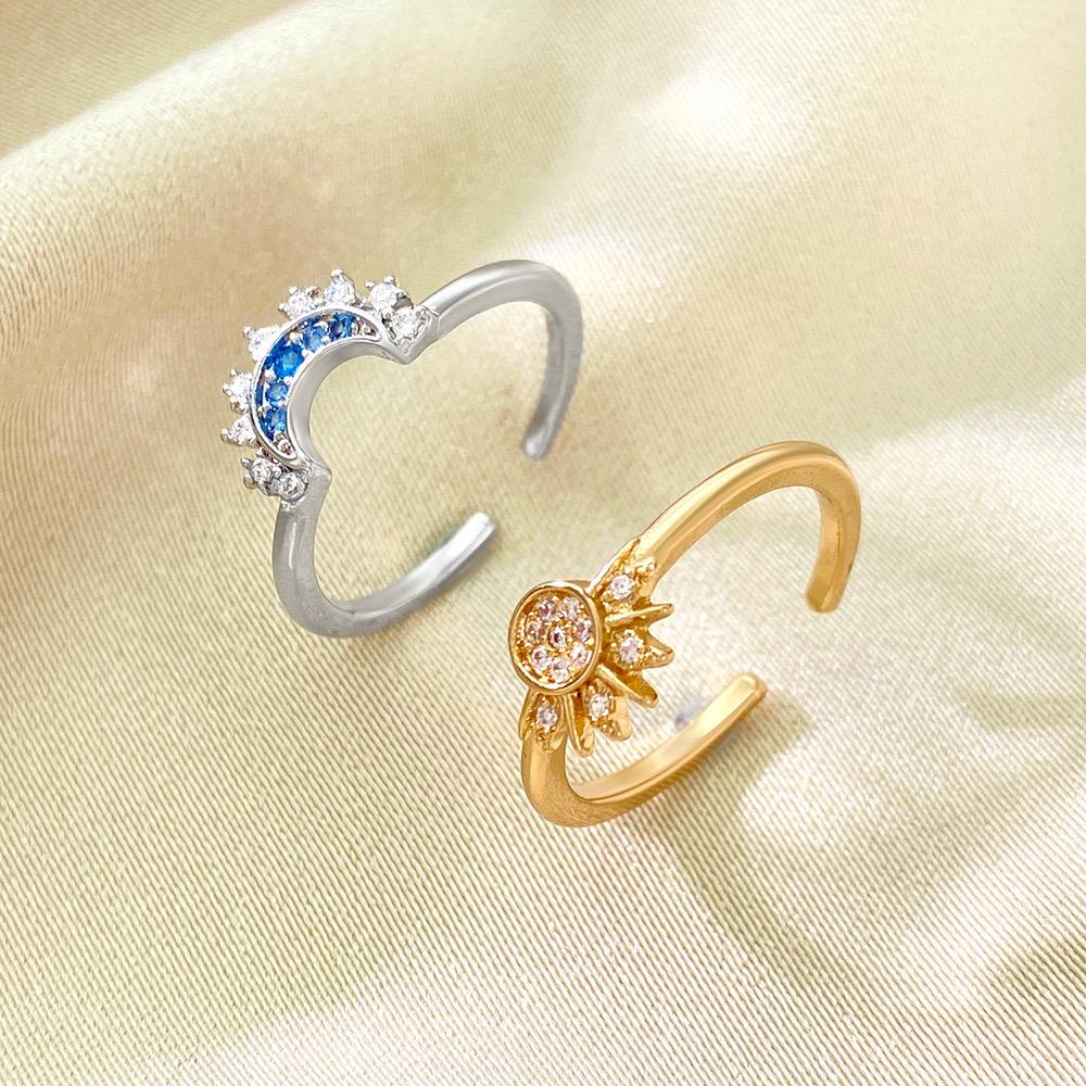 Bestie Sun Moon Matching Rings - Image 3