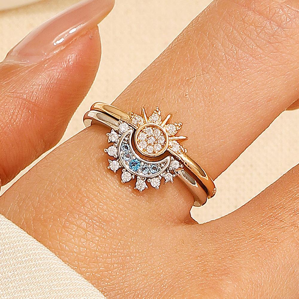 Bestie Sun Moon Matching Rings - Image 4