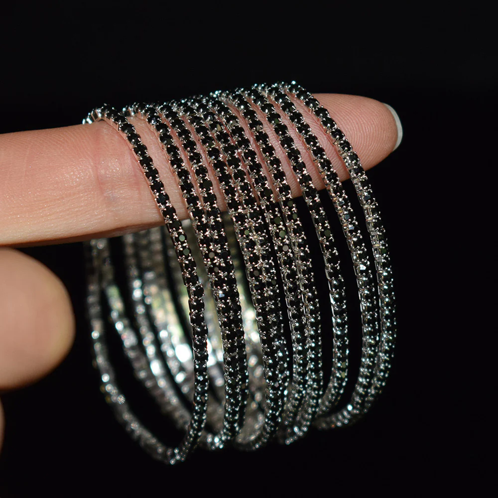 Beverly Hills Black Bracelet Set(⁠Pack of 5) - Image 2