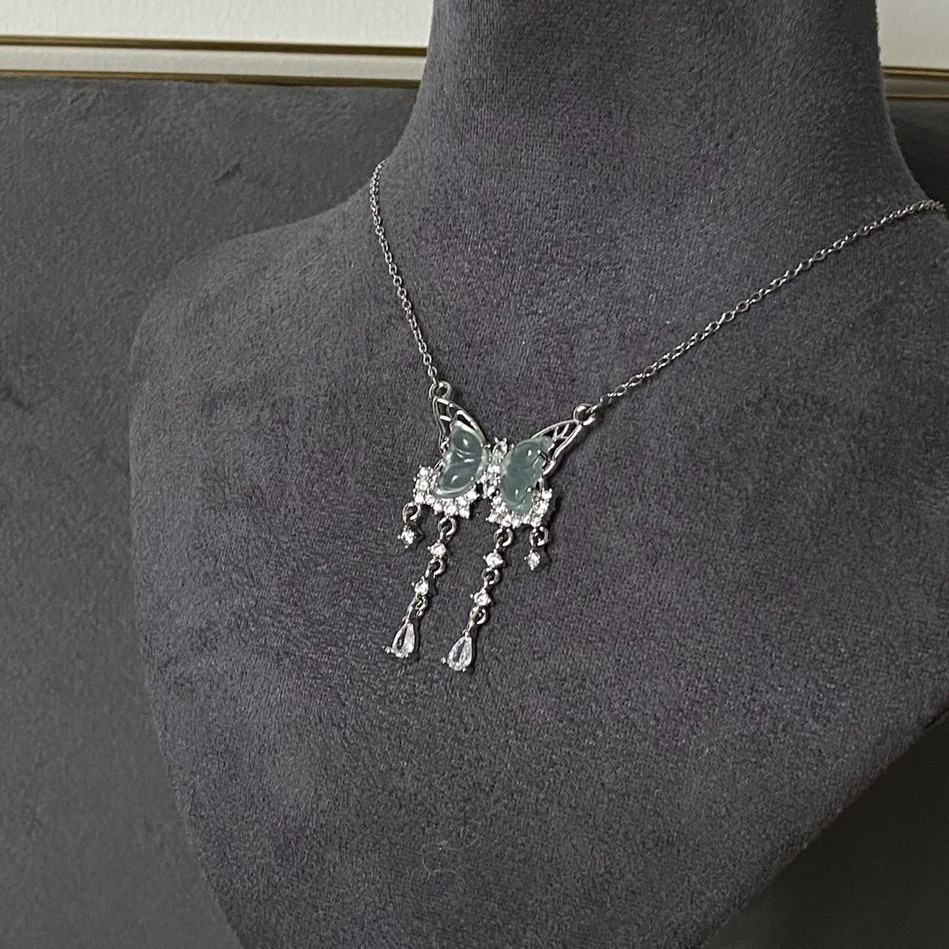 Big Flutter Butterfly Necklace