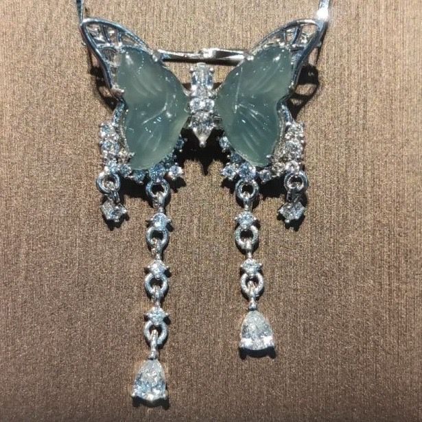 Big Flutter Butterfly Necklace - Image 2