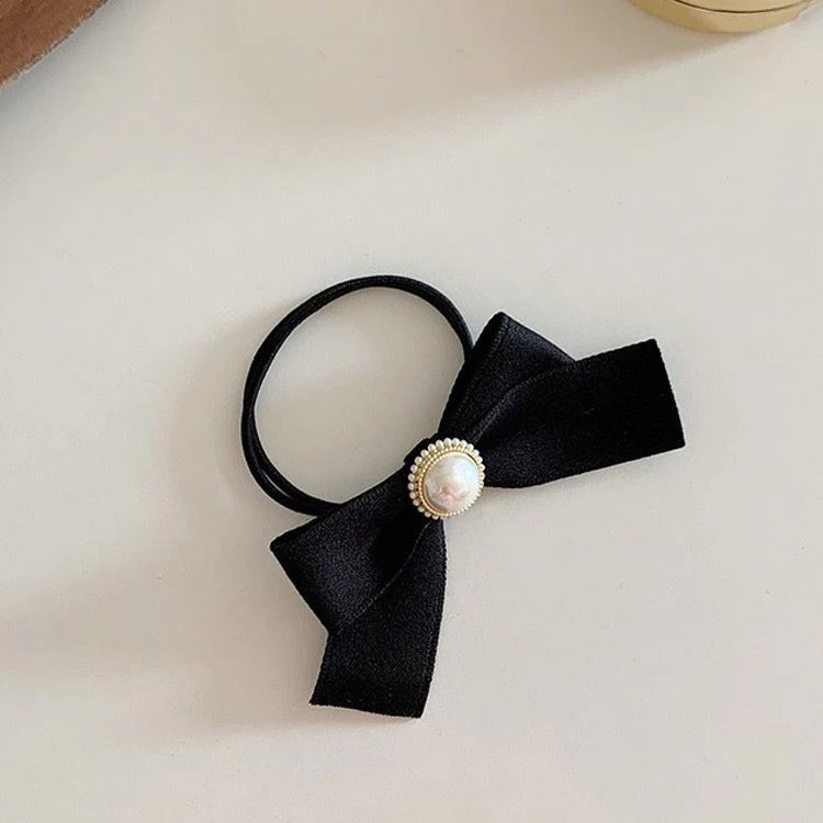 Black Bow Hairtie